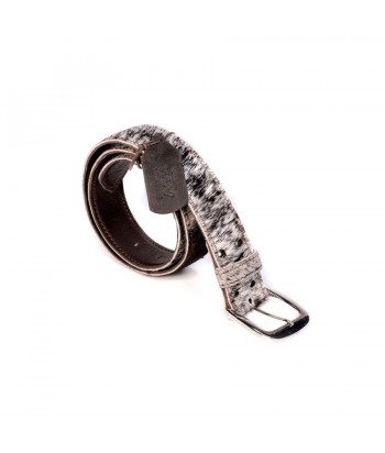 MO LEATHER BELT - HAIR ON