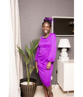JABER Purple Dress