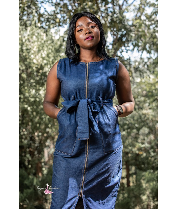 Super-stylish Jeans gown and dress styles in Nigeria | Daily Media NG