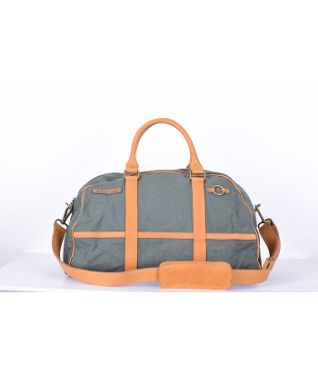Olive Green Canvas/Tan Leather Duffle