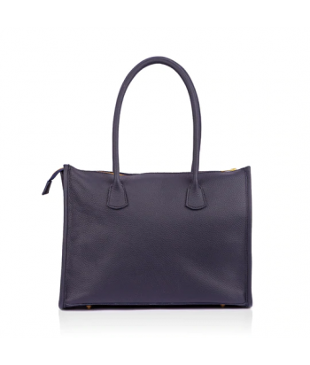 Wambui Blue Leather Handbag