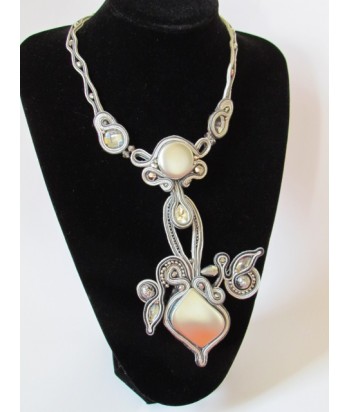 Long Silver Gatsby Necklace